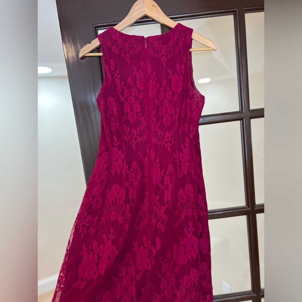 Eva Mendez Lace pink dress